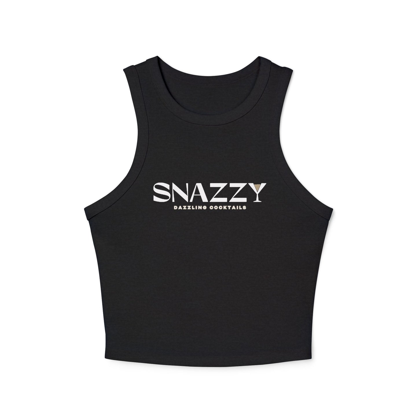 Women's Snazzy Micro Rib Racer Tank Top