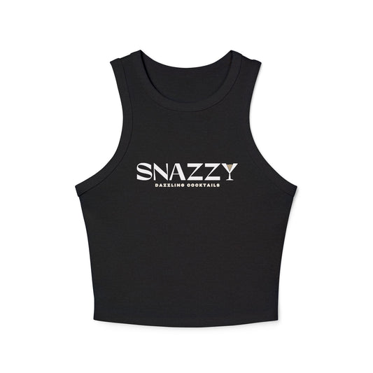 Women's Snazzy Micro Rib Racer Tank Top