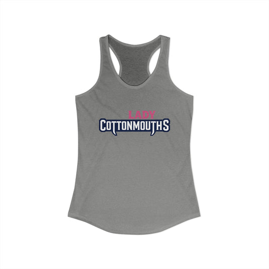 Women's Lady Cottonmouths 12U Next Level Racerback Tank
