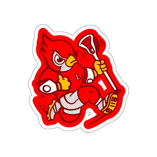 Lincoln Lacrosse Die-Cut Sticker