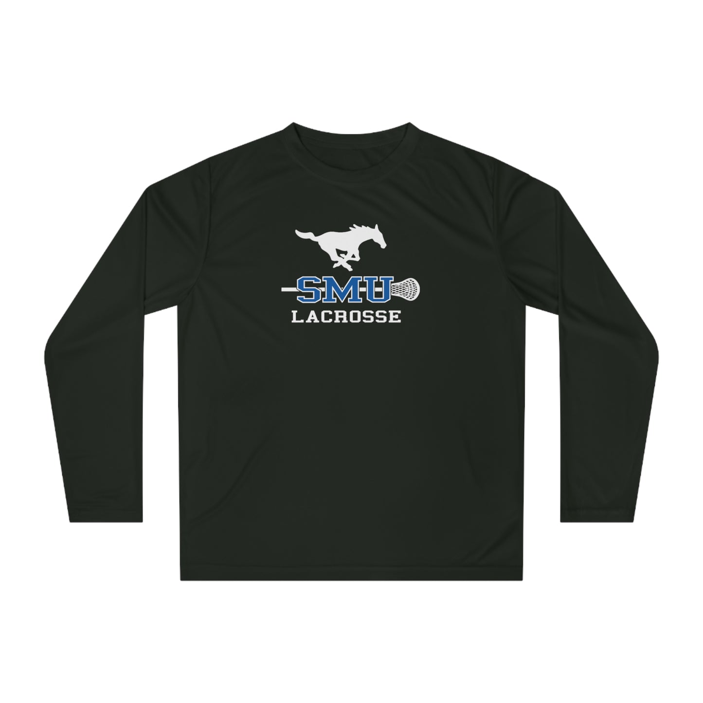 Adult SMU Lacrosse Performance Long Sleeve Shirt