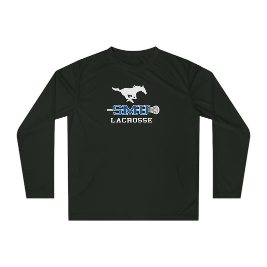 Adult SMU Lacrosse Performance Long Sleeve Shirt