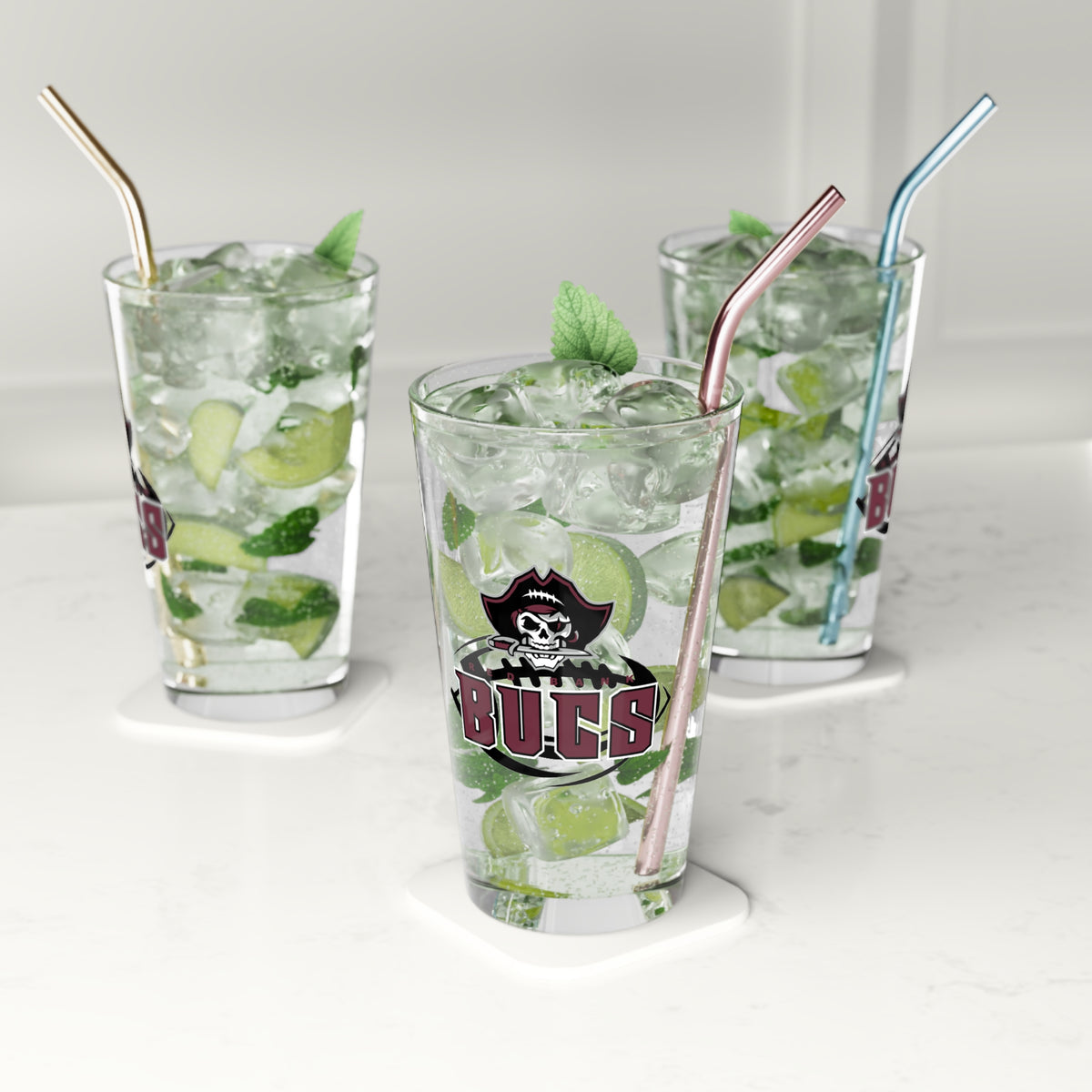 Red Bank BUCS  Pint Glass - 16oz
