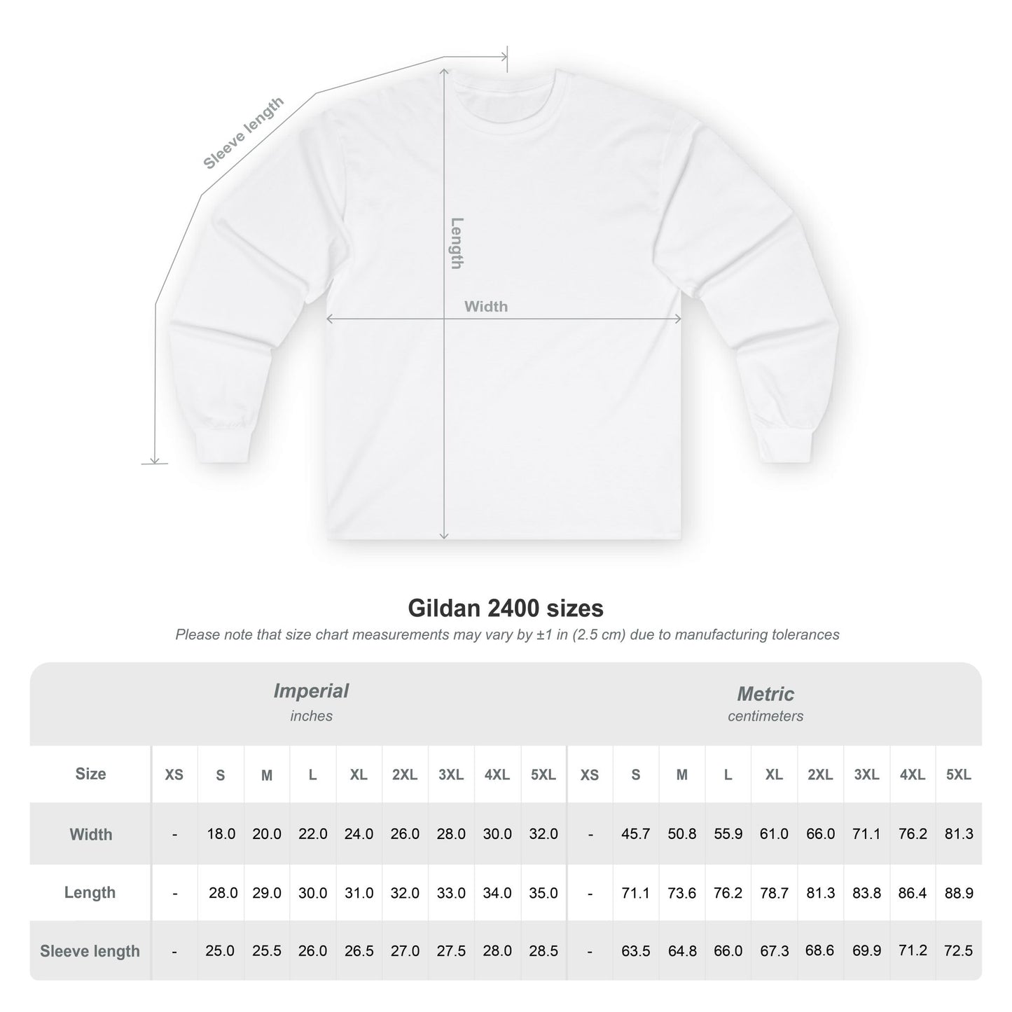 Rams Gildan Ultra Cotton Long Sleeve