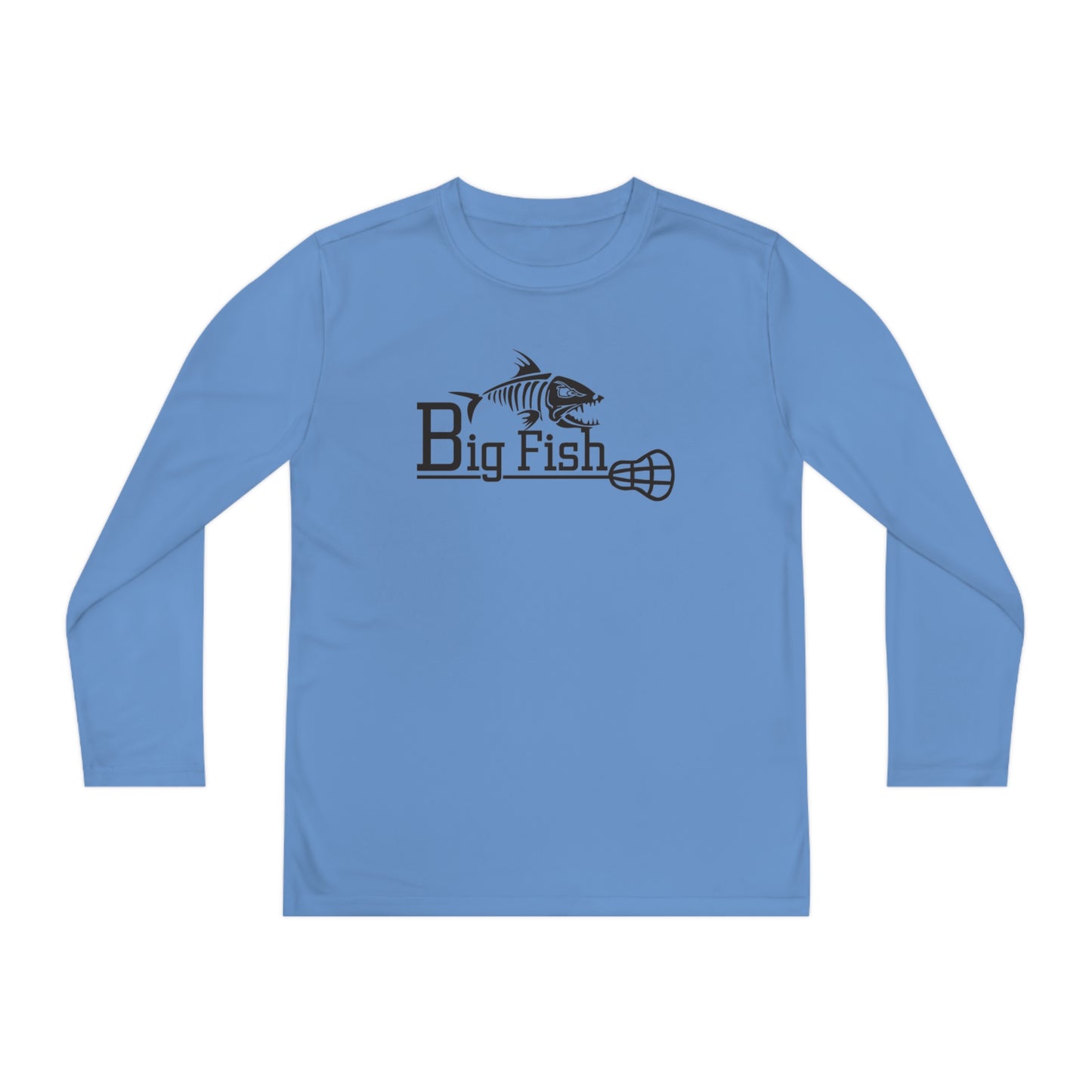 Youth Big Fish Lacrosse Sport-Tek Performance Long Sleeve Shirt