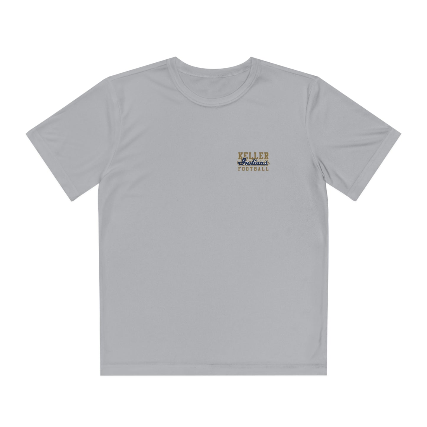 Youth Keller Football Sport-Tek Performance Tee