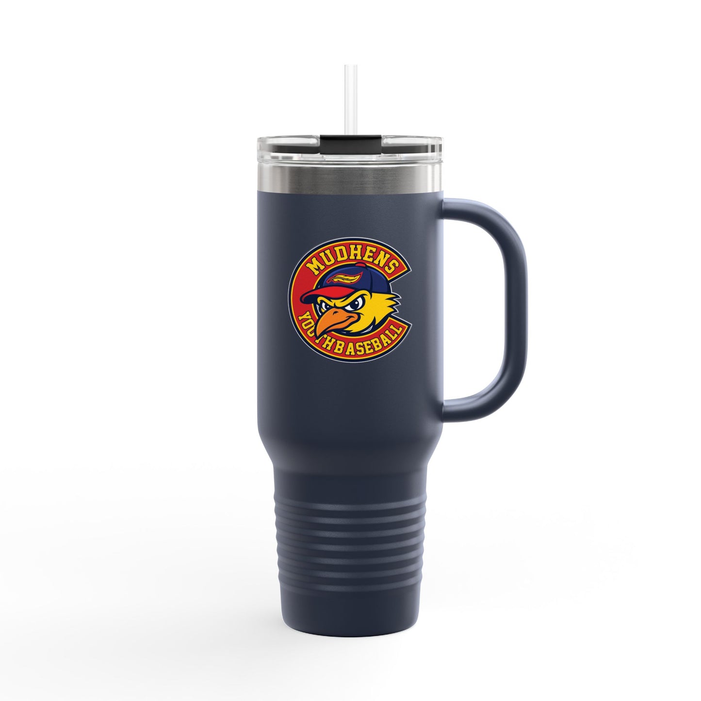Mudhens Baseball Insulated Travel Mug (40 oz)