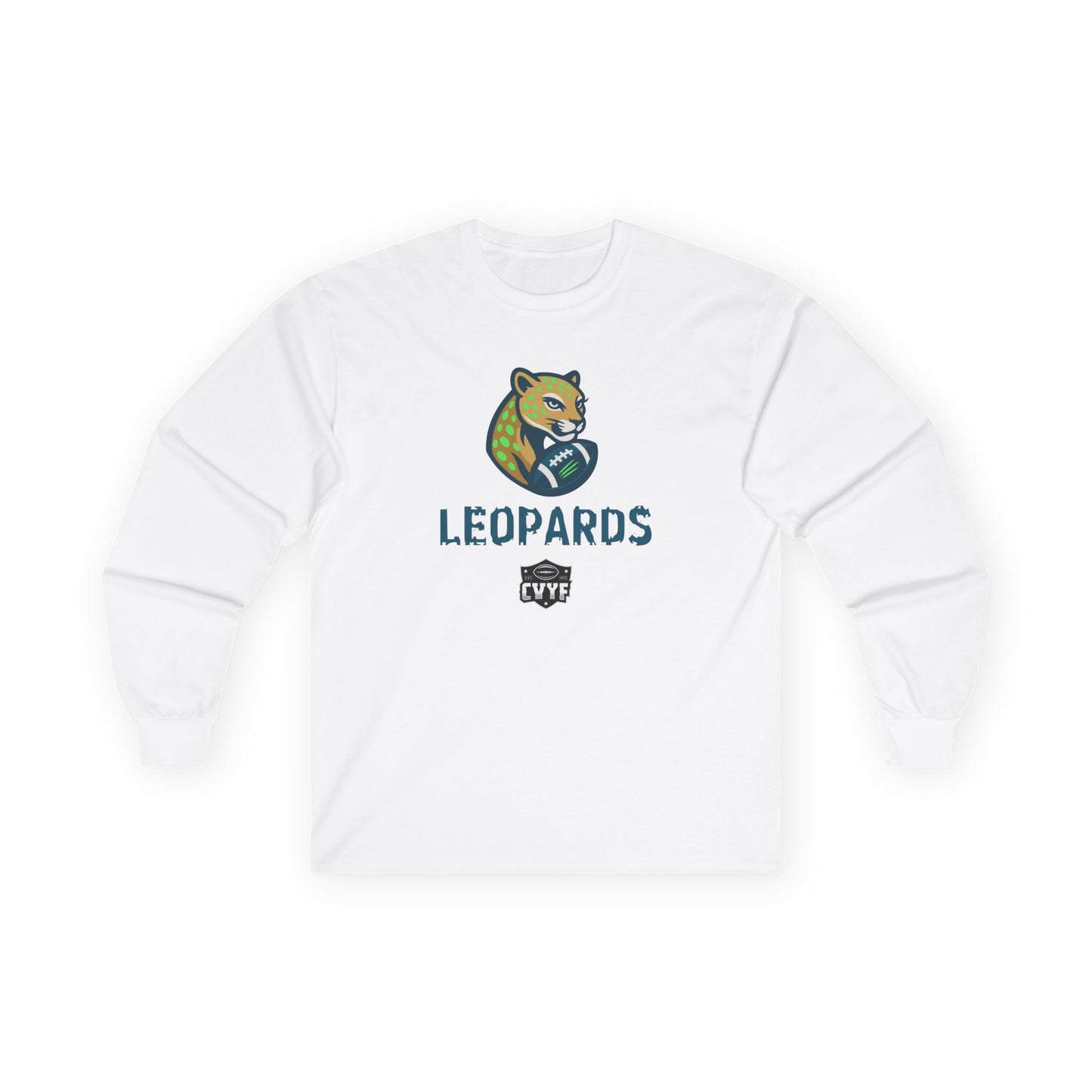 Adult Leopards Gildan Ultra Cotton Long Sleeve