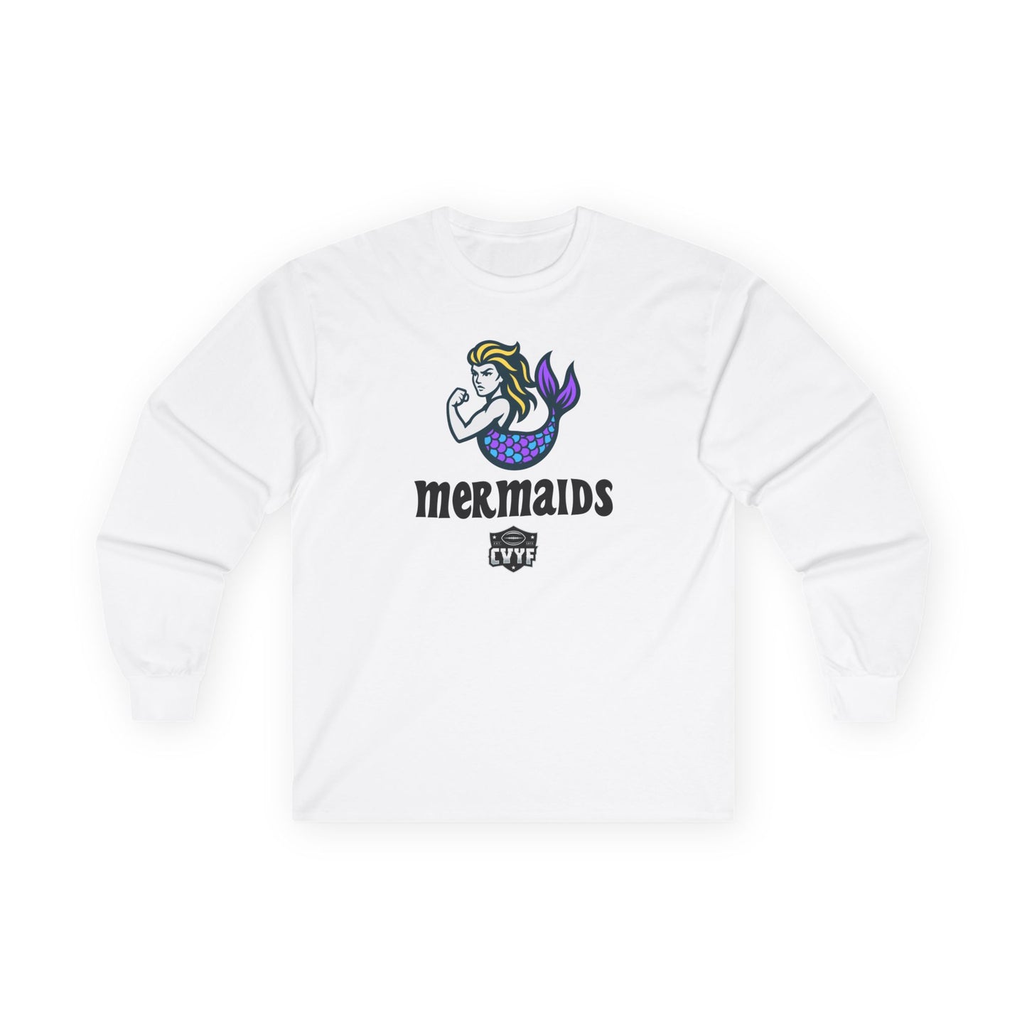 Adult Mermaids Gildan Ultra Cotton Long Sleeve