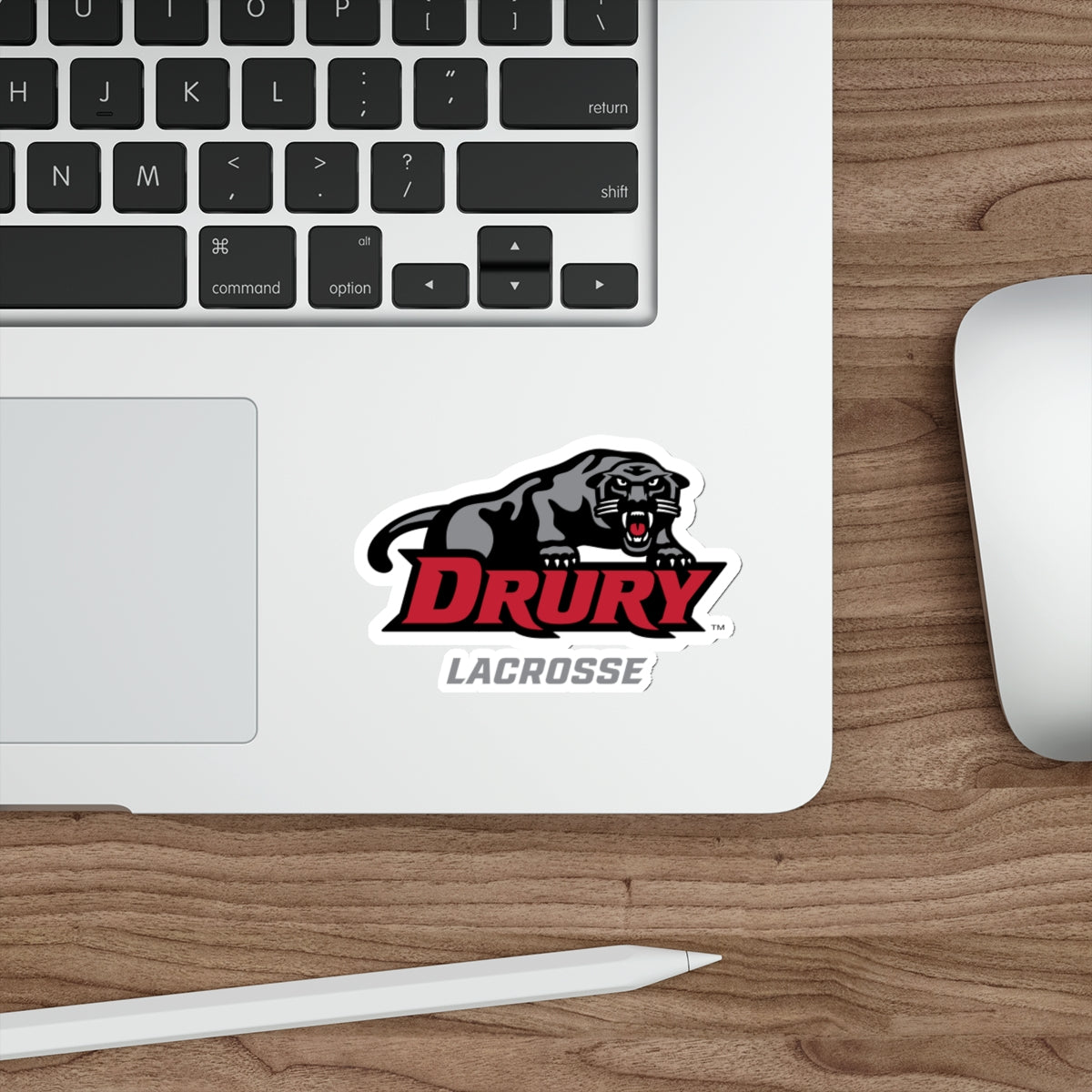 Drury Lacrosse Die-Cut Sticker
