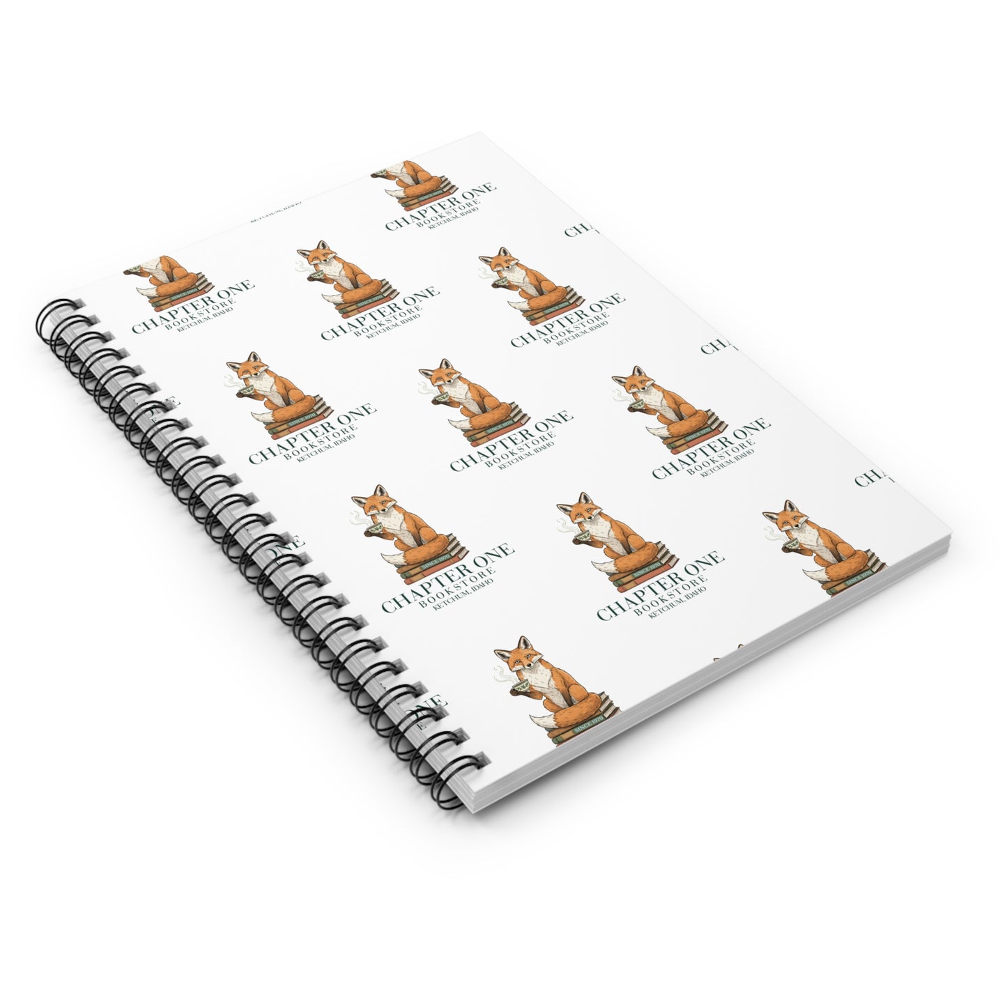 Chapter One Bookstore Spiral Notebook - Ruled Line  (8" x 6")