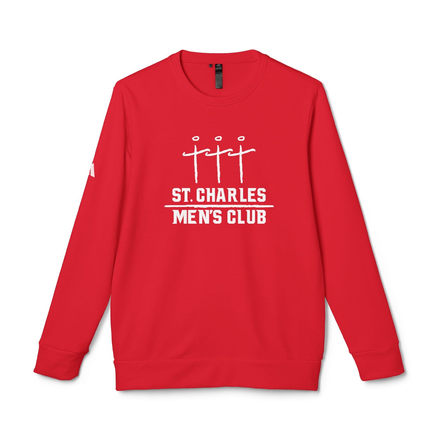 Adult St. Charles Club Adidas Fleece Crewneck Sweatshirt