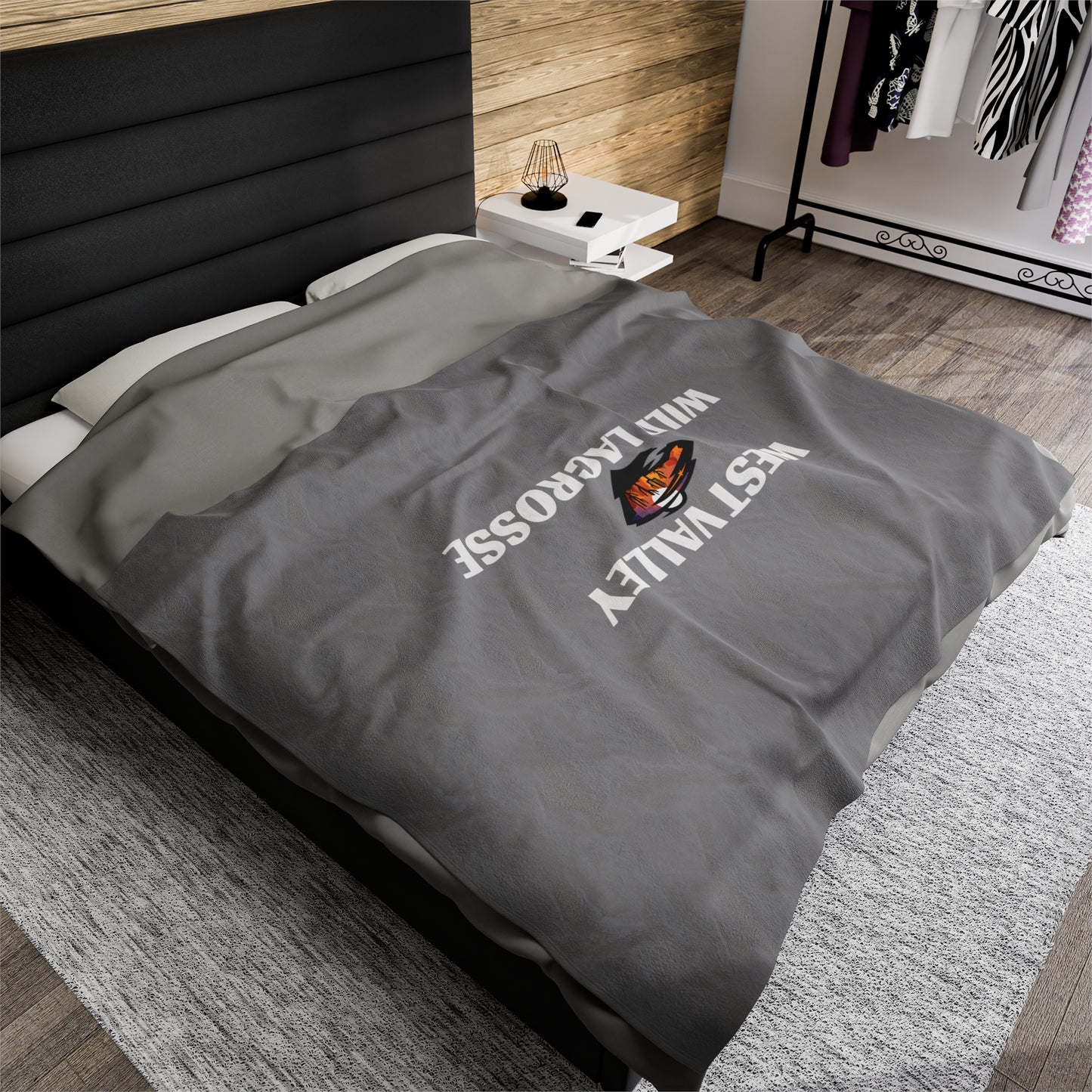WVW Lacrosse Velveteen Plush Blanket (60" x 80")