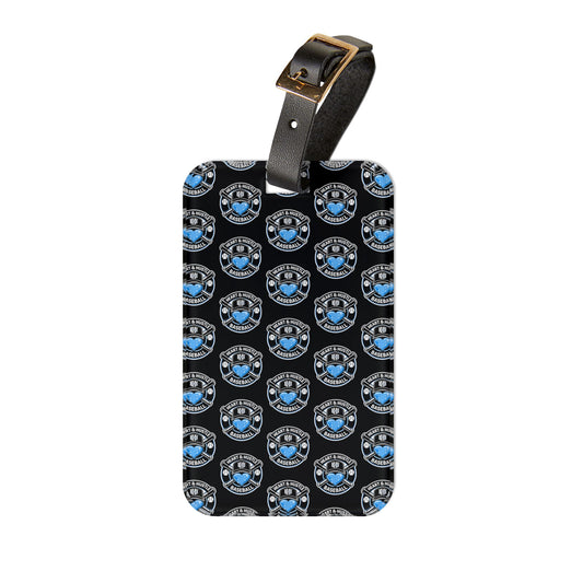 Heart and Hustle Baseball Luggage Tag