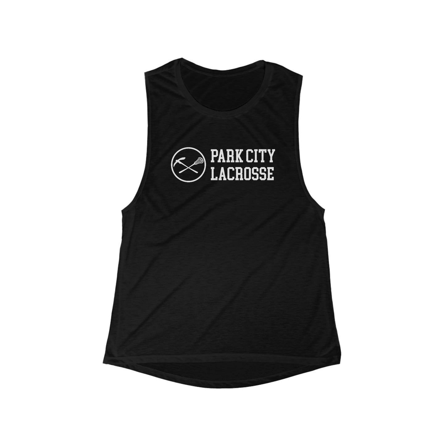 Women's PCHS Girls Lacrosse Bella + Canvas Flowy Scoop Sport Tank