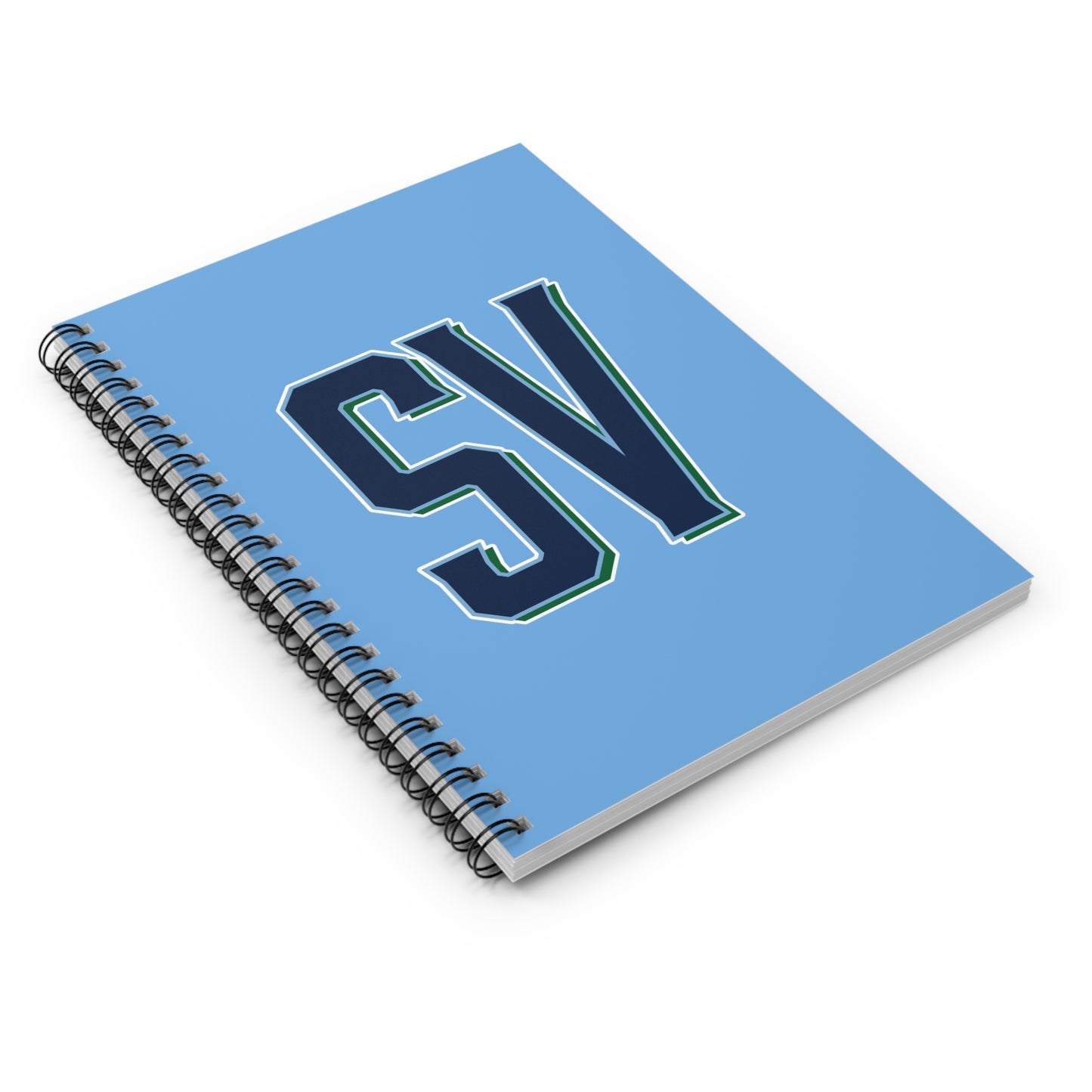 Sun Valley Lacrosse Spiral Notebook - Ruled Line (8" x 6")