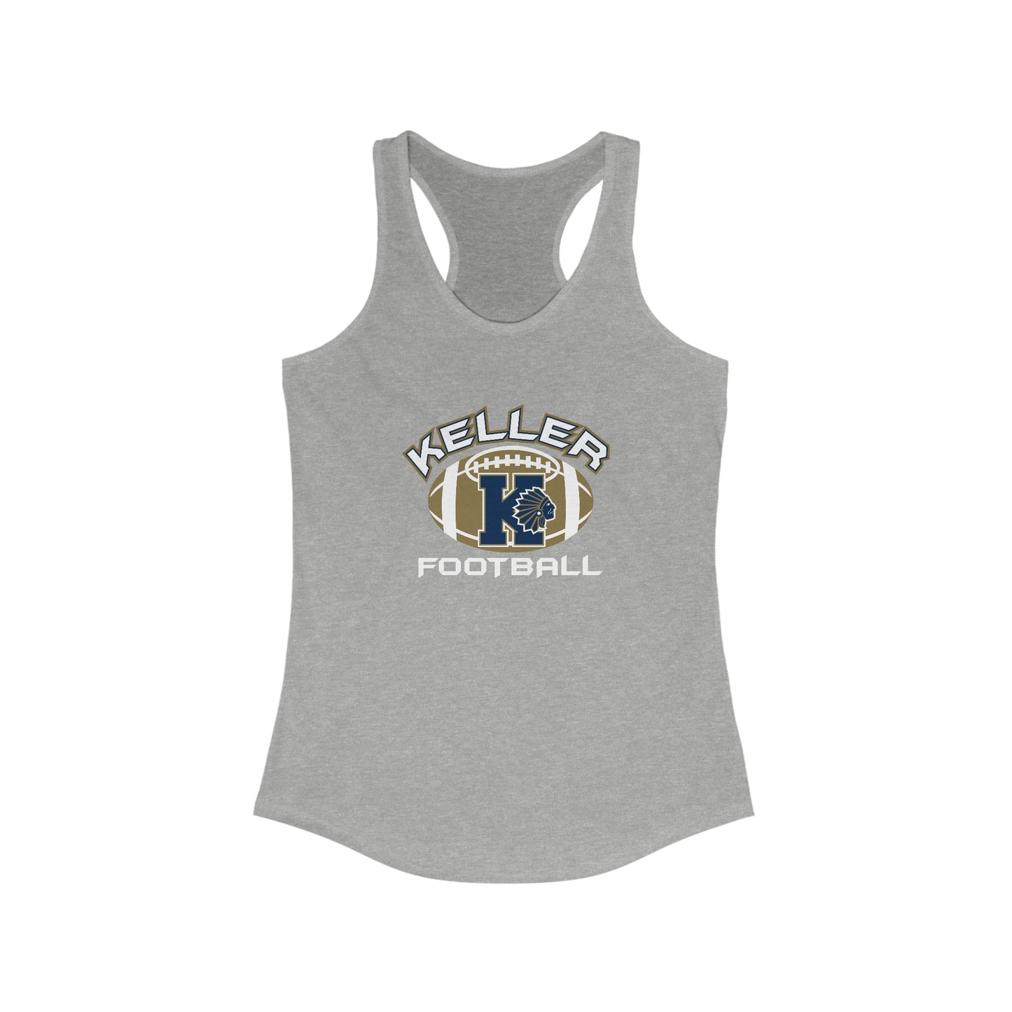Women's Keller Football Next Level Racerback Tank