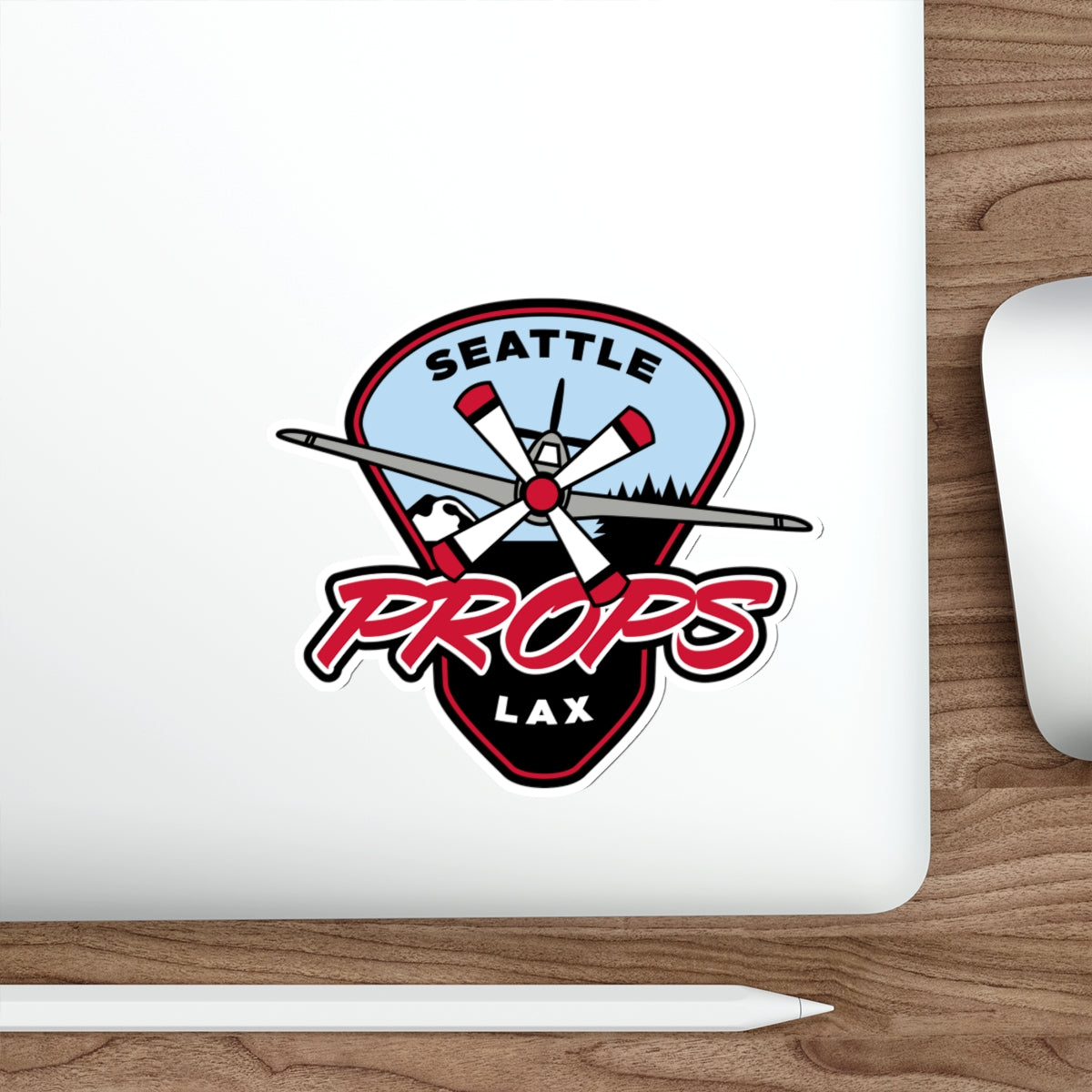 Seattle Props Lacrosse Die-Cut Sticker