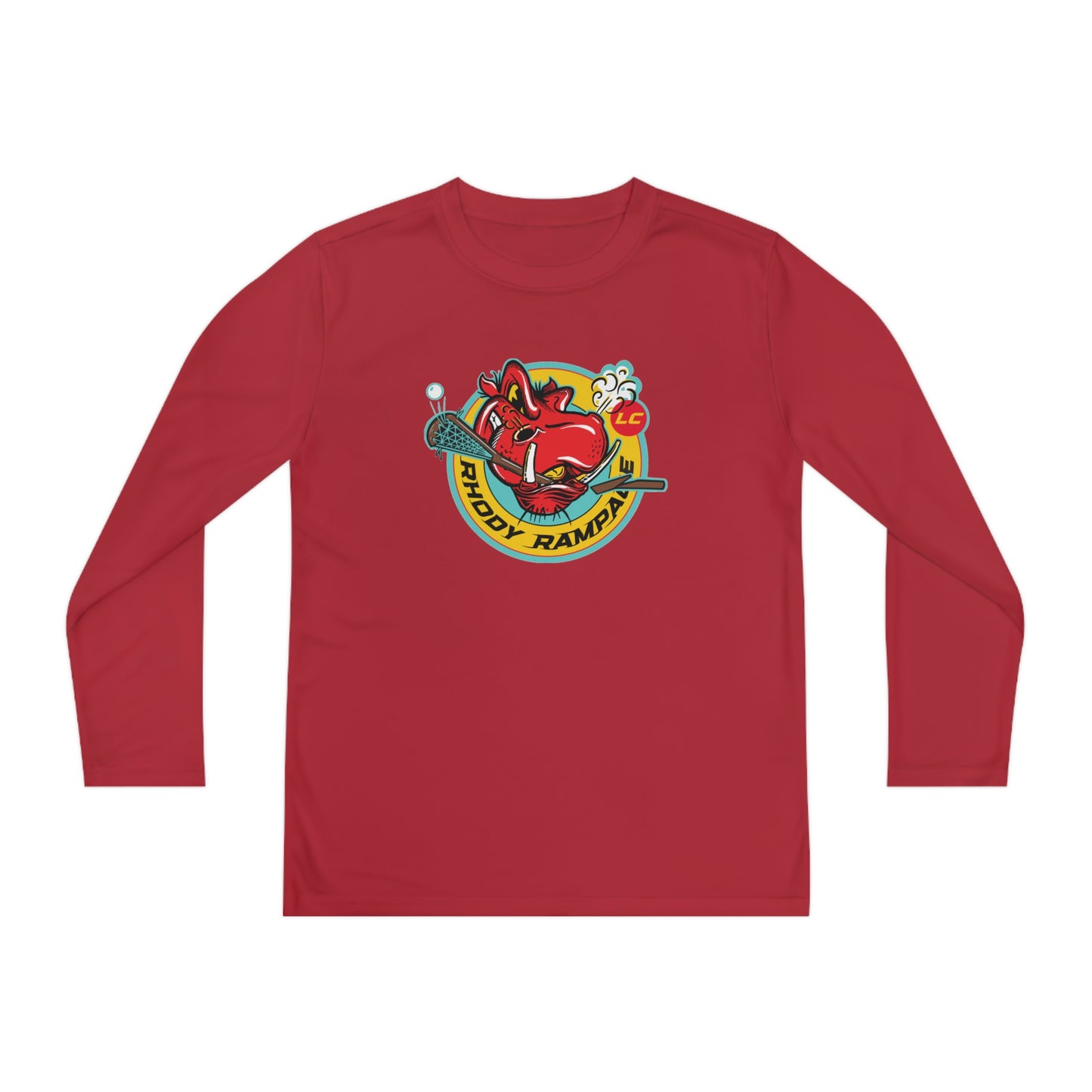Youth RI Rampage Sport-Tek Performance Long Sleeve Shirt