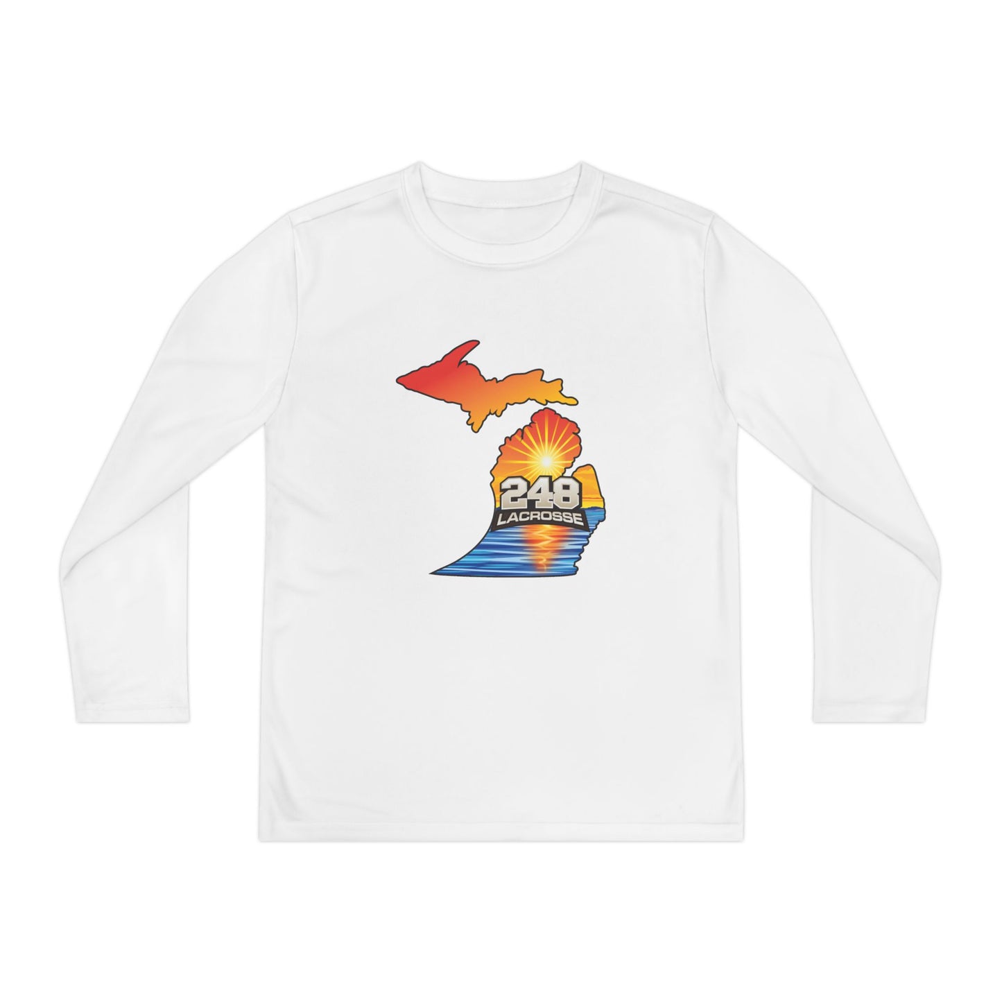 Youth 248 Lacrosse Sport-Tek Performance Long Sleeve Shirt
