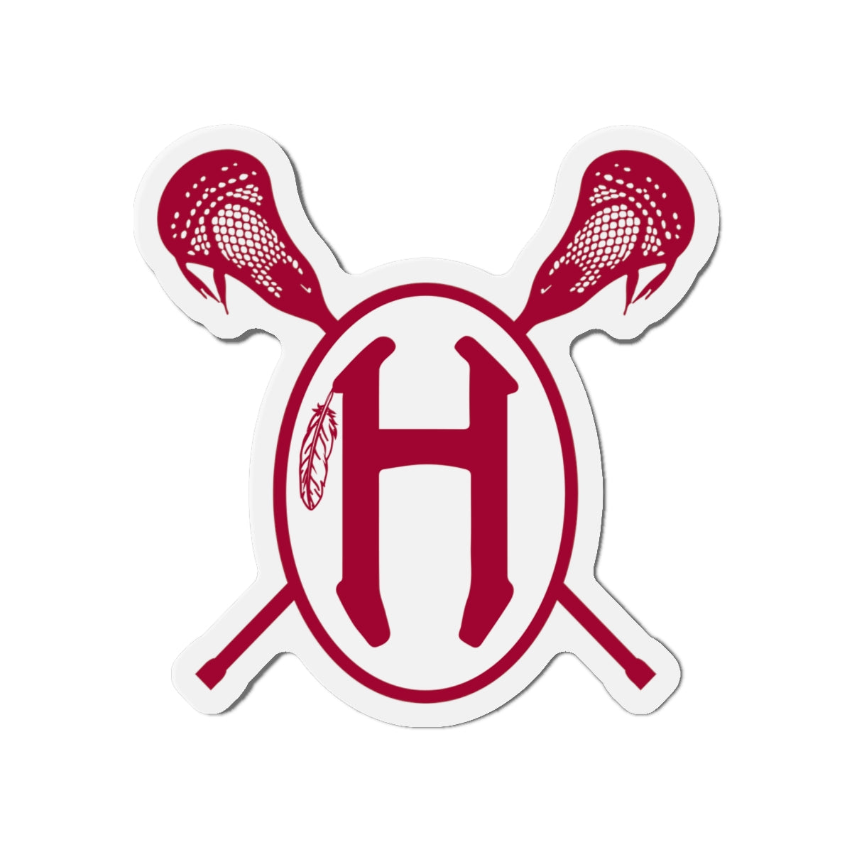 Hoboken Lacrosse Magnet