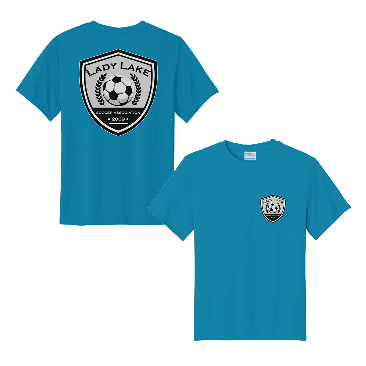 Youth Lady Lake Soccer Association Performance T-Shirt