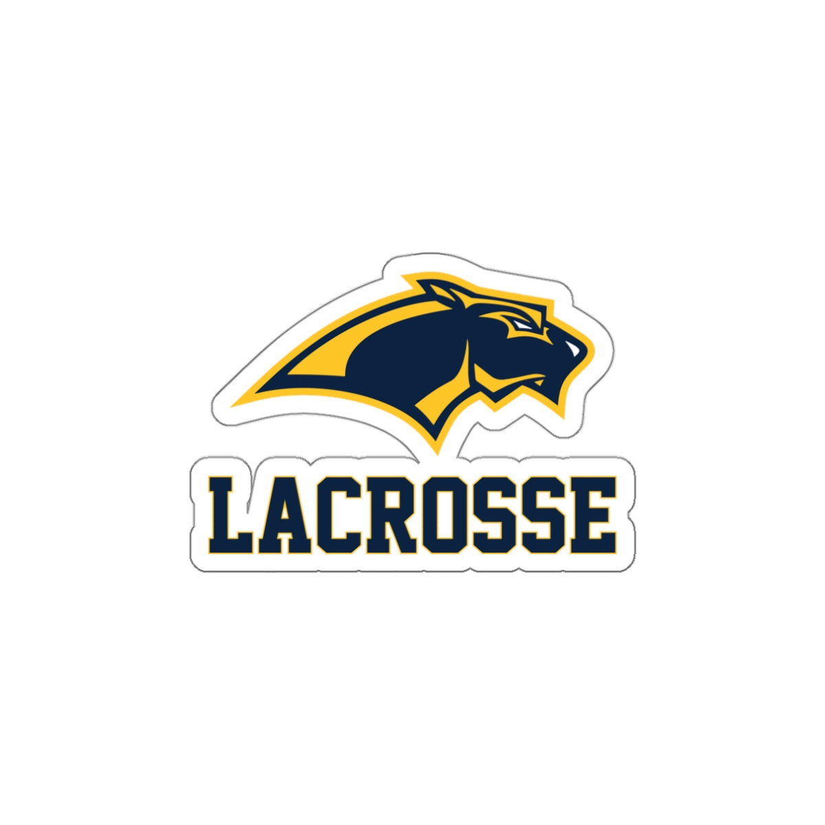 PJP Boy Lacrosse Die-Cut Sticker