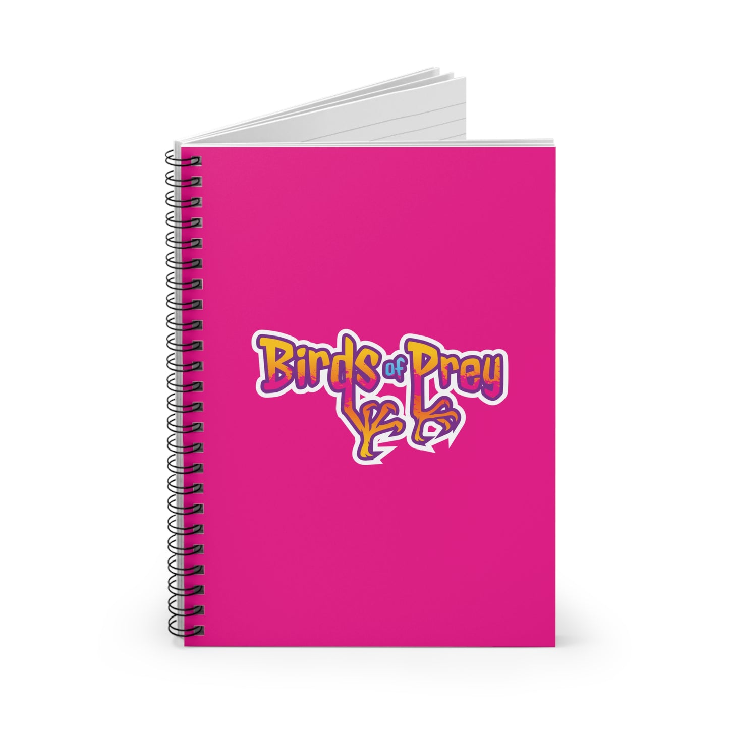 Birds of Prey Spiral Notebook - Ruled Line (8" x 6")