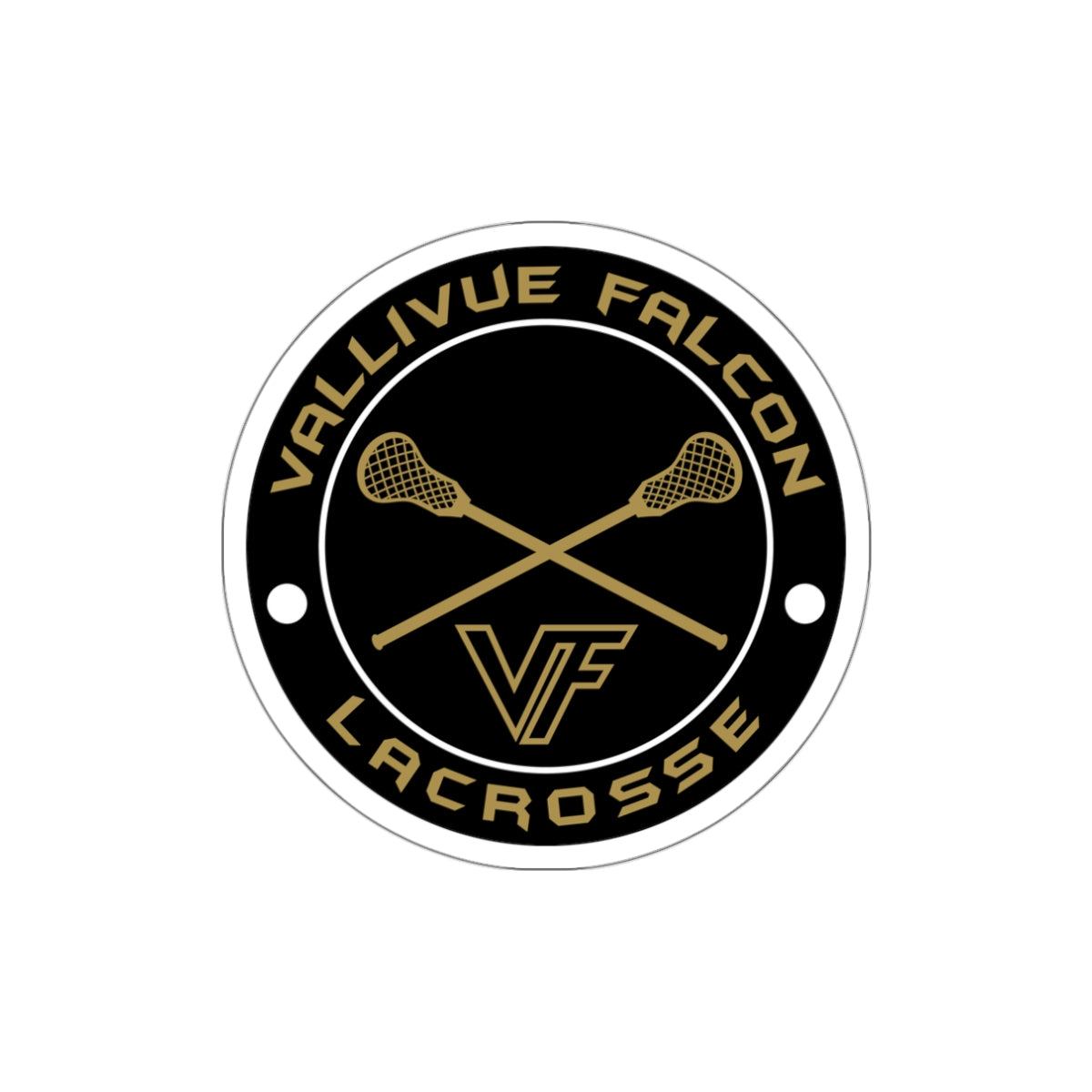 Vallivue Lacrosse Die-Cut Stickers