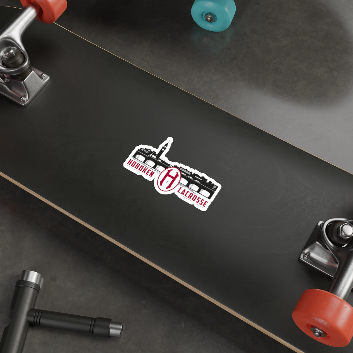 Hoboken Lacrosse Die-Cut Sticker