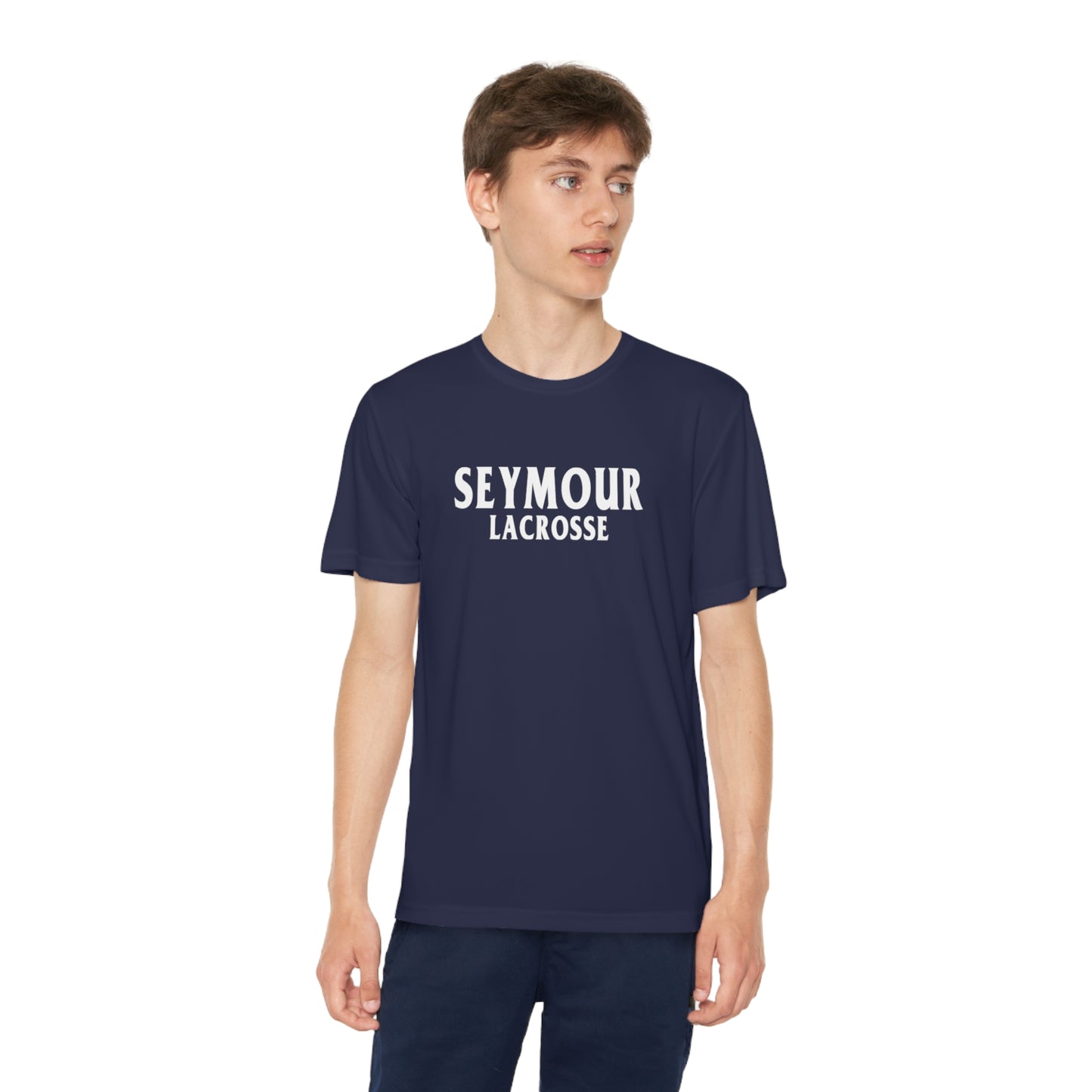 Youth Seymour Lacrosse Sport-Tek Performance T-shirt