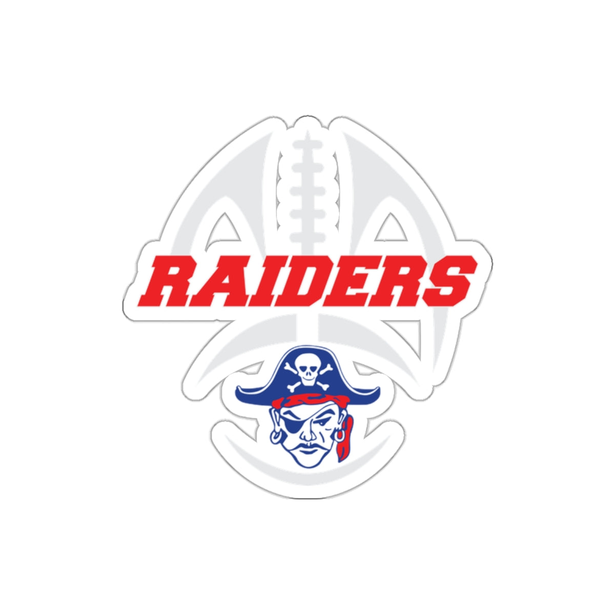 Fairport Football and Cheer Die-Cut Stickers