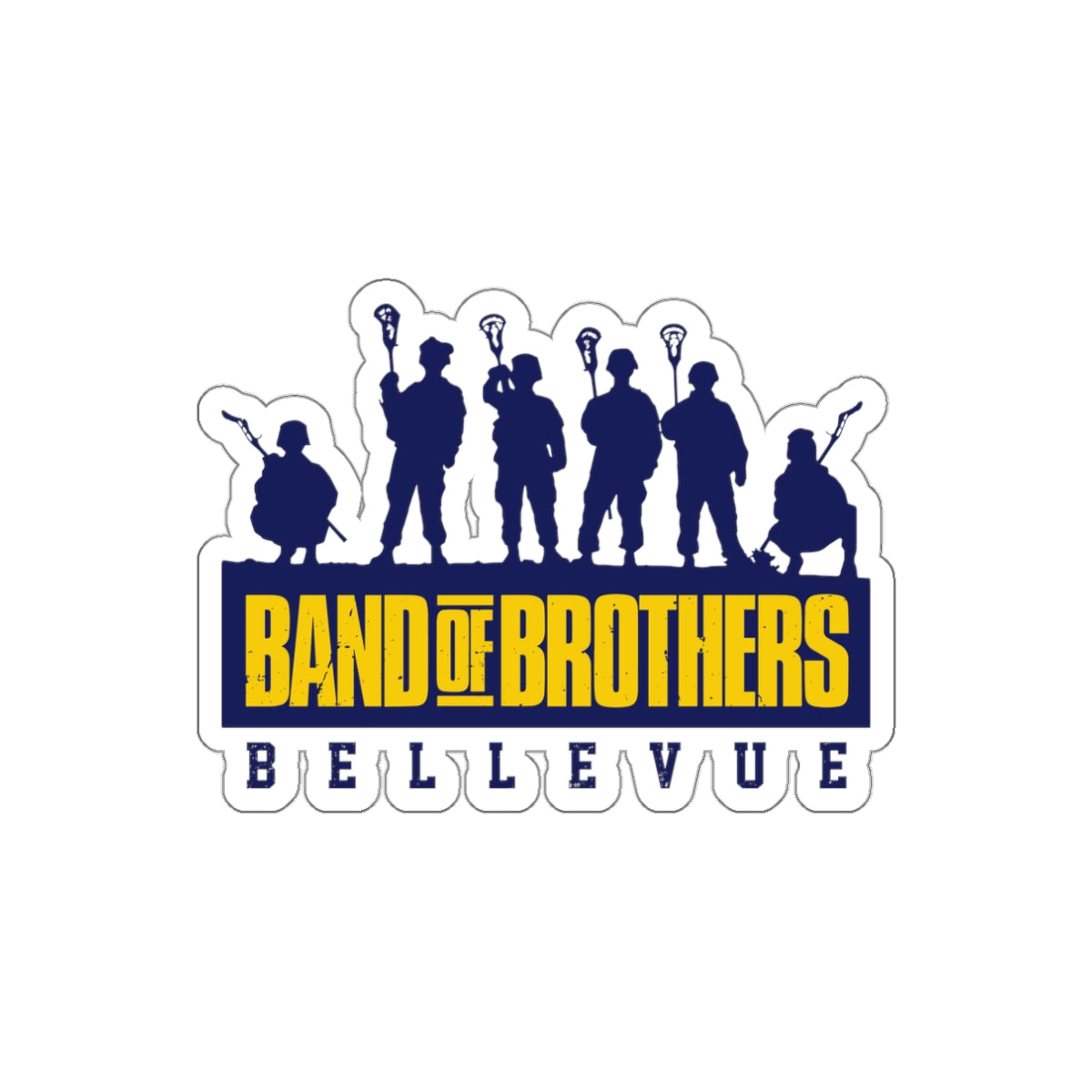 Bellevue Lacrosse Die-Cut Sticker