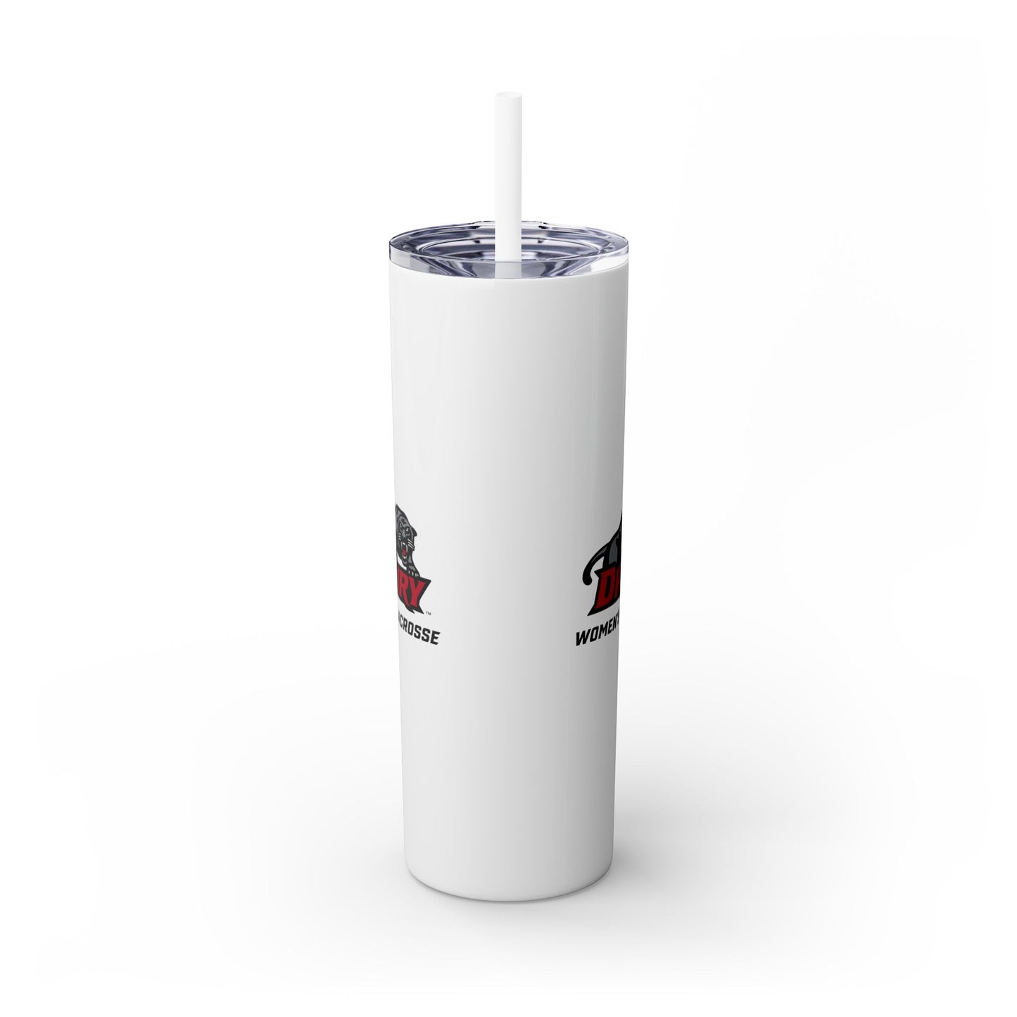 Drury Lacrosse 20oz Skinny Tumbler with Straw