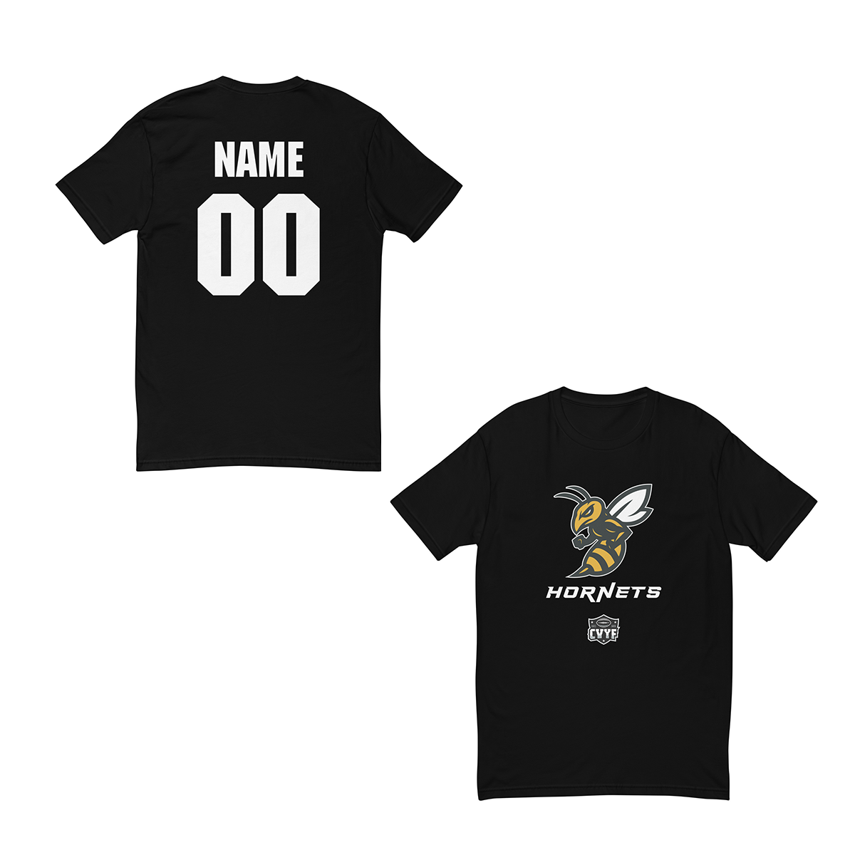 Personalizable - Adult Hornets Next Level Cotton T-Shirt