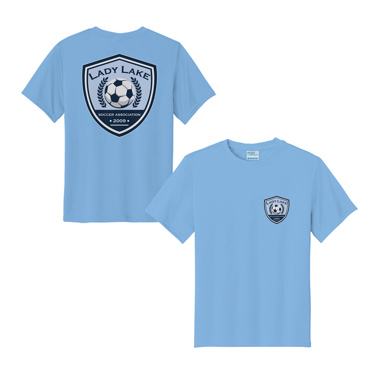 Youth Lady Lake Soccer Association Performance T-Shirt