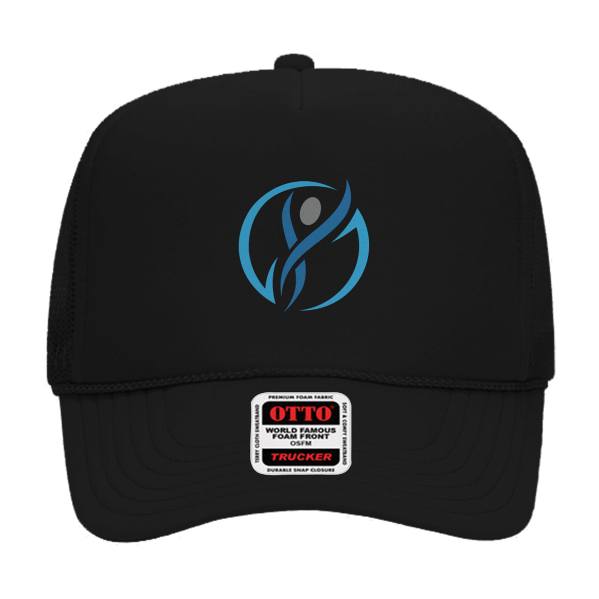 FitNation Otto 5-Panel Crown Mesh Back Trucker Hat