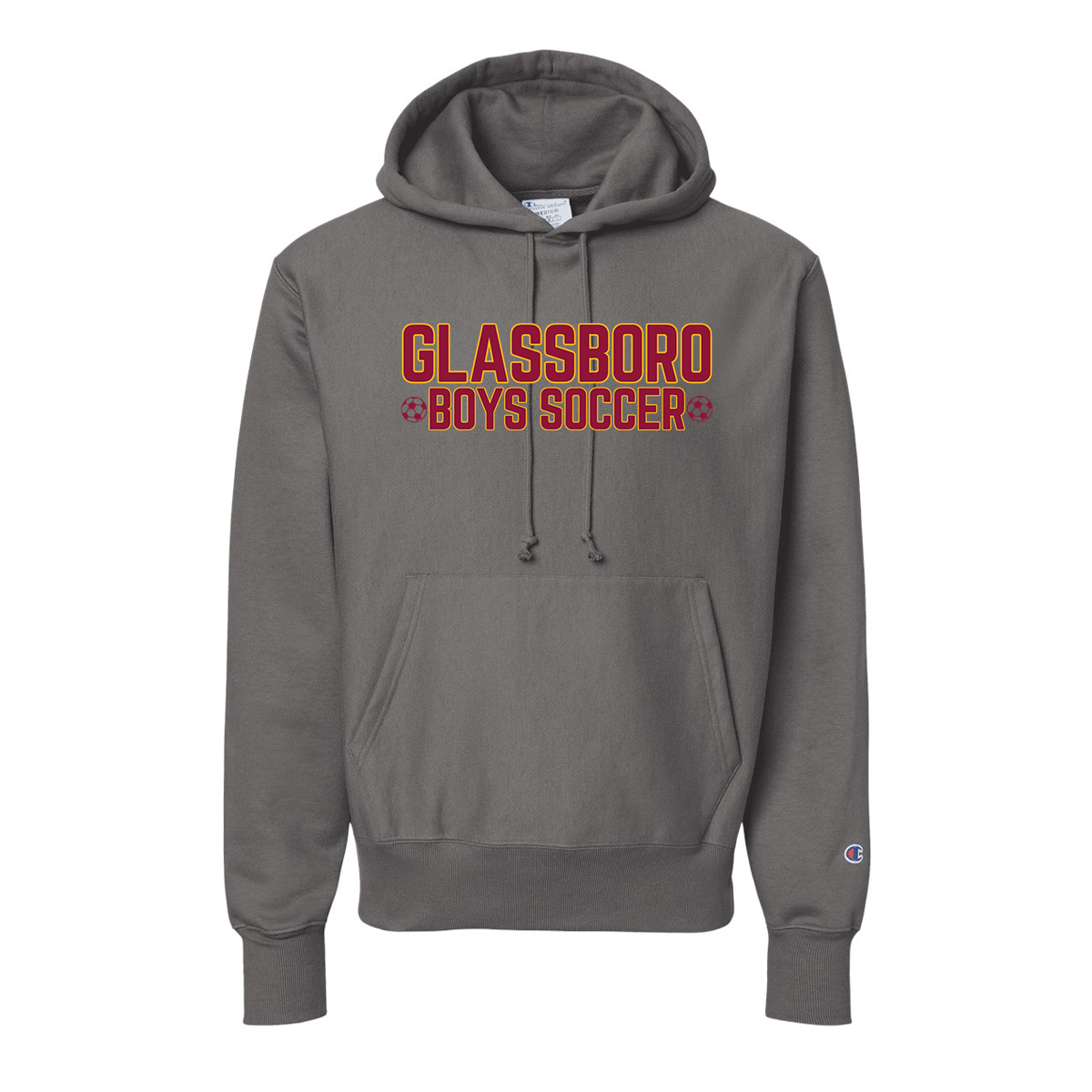 Adult Glassboro Soccer Champion Reverse Weave Hoodie