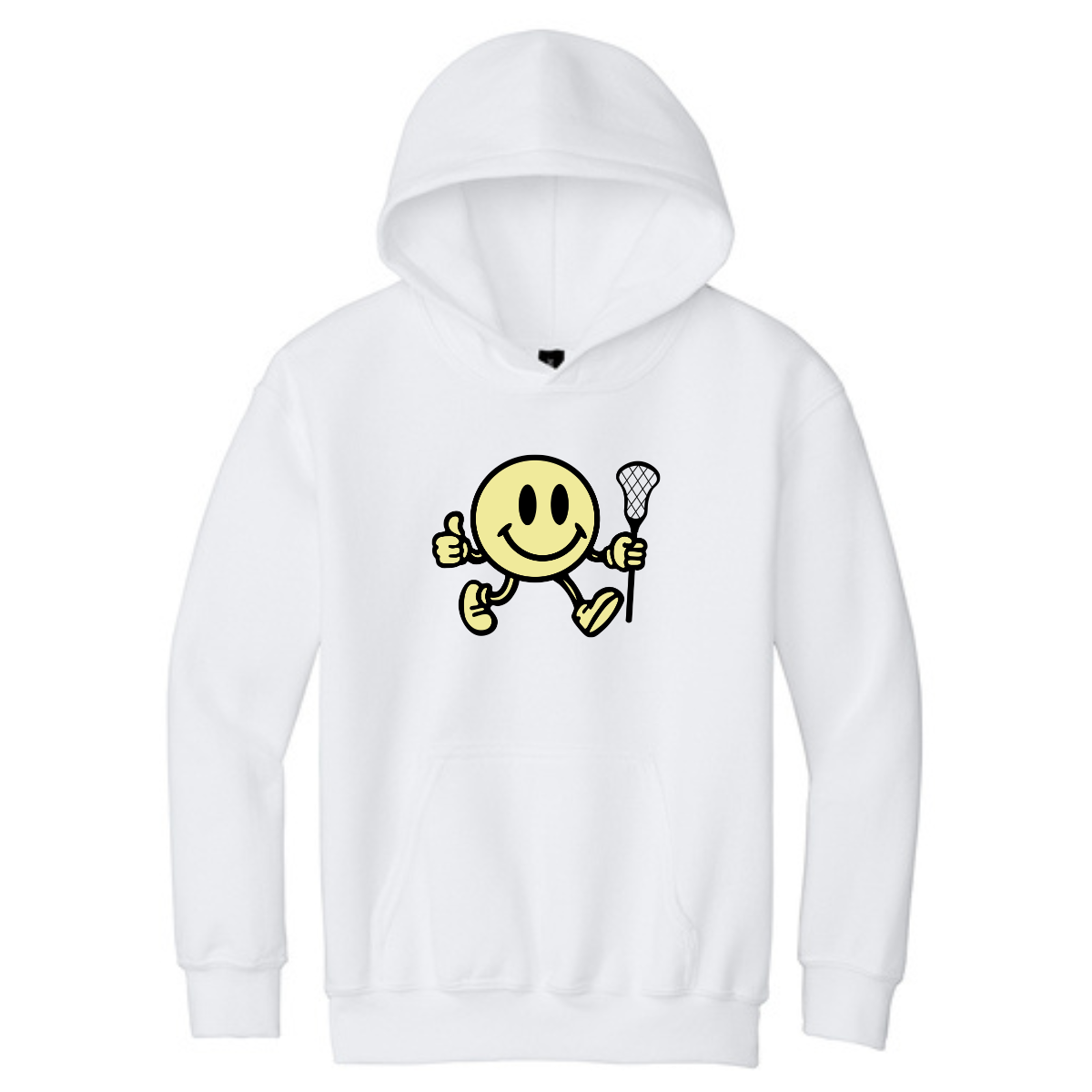 Youth Happy Lax Training Gildan Hoodie