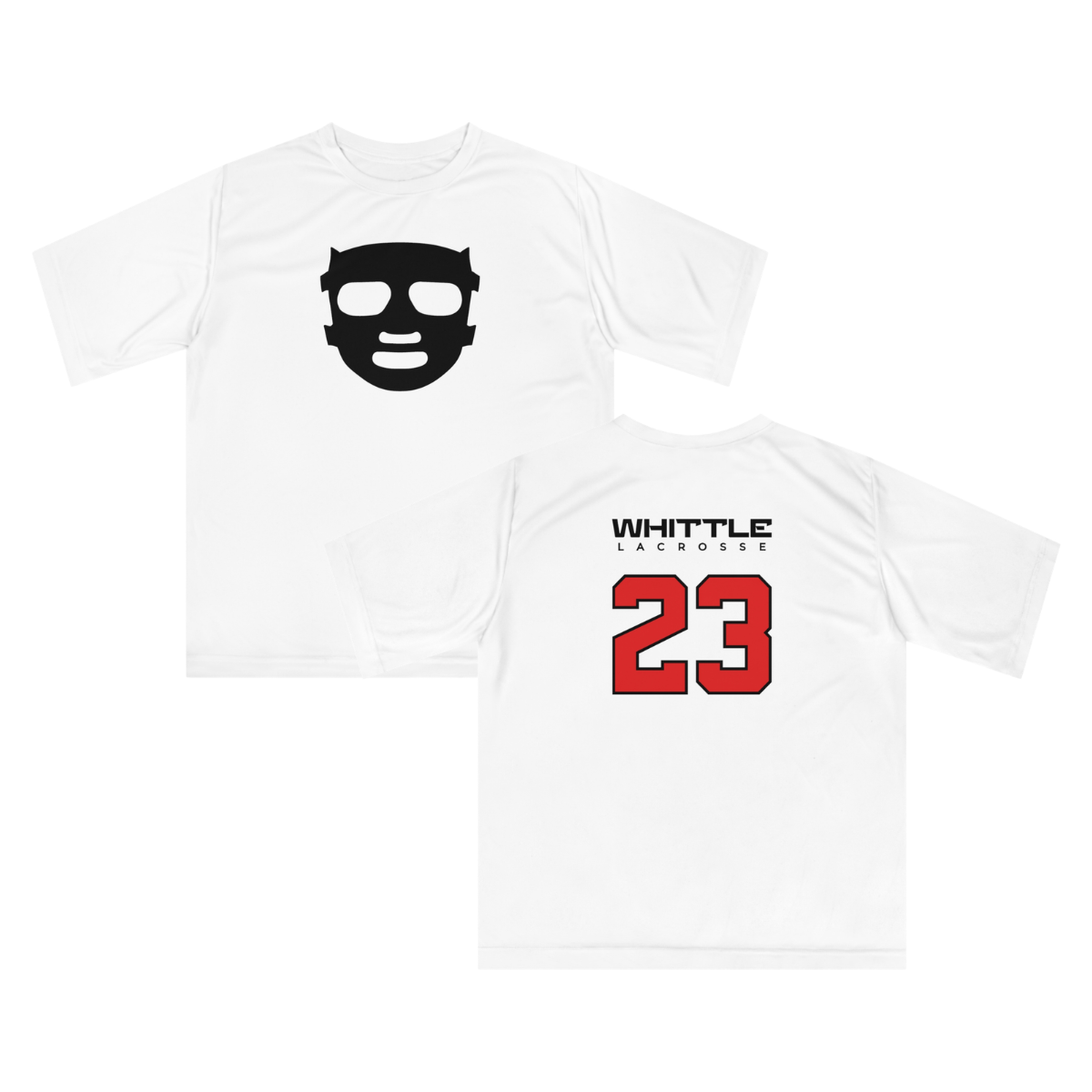 Adult Whittle Lacrosse #23 Team 365 Zone Performance T-shirt