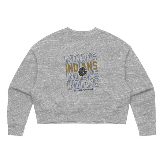 Women's Keller Football AS Colour Oversized Crew