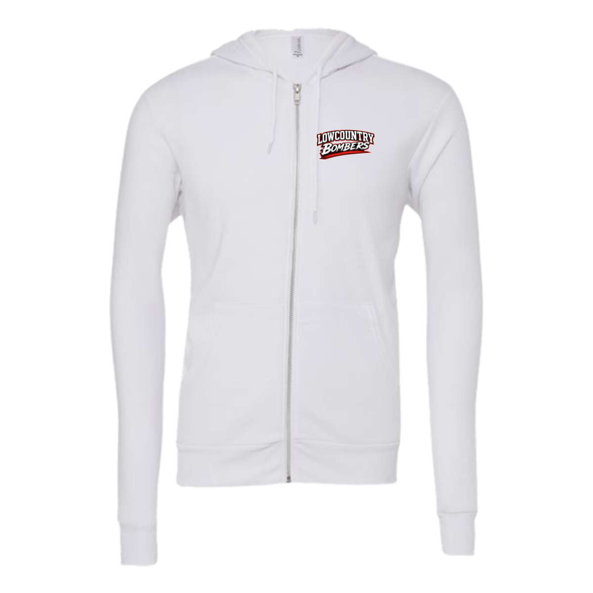 Adult Lowcountry Bomber Lacrosse Zip Hoodie