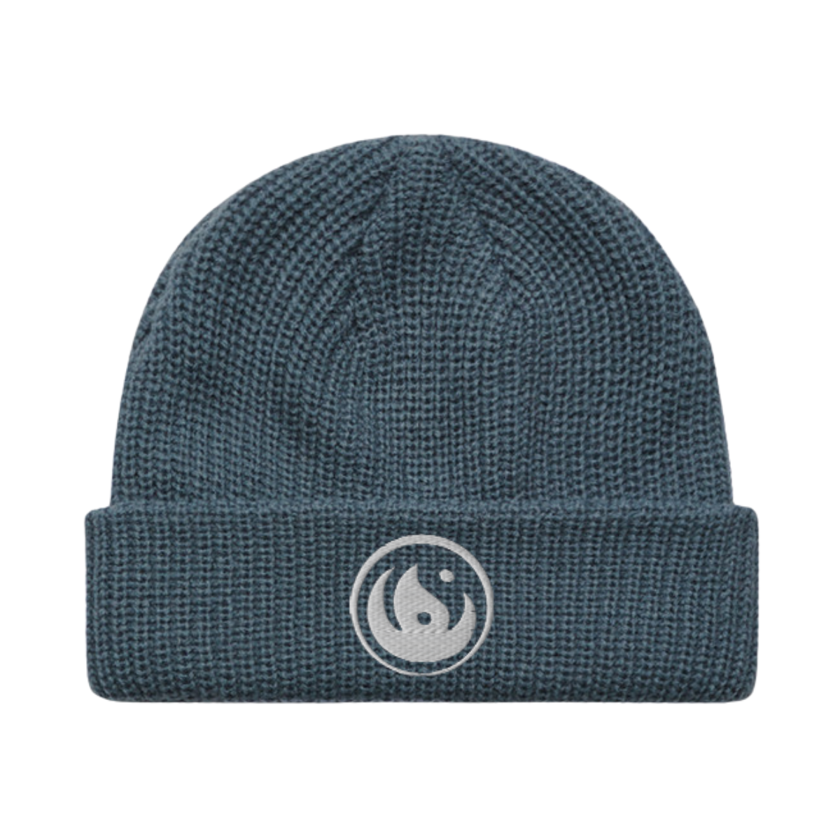 Fisherman Beanie - White Logo