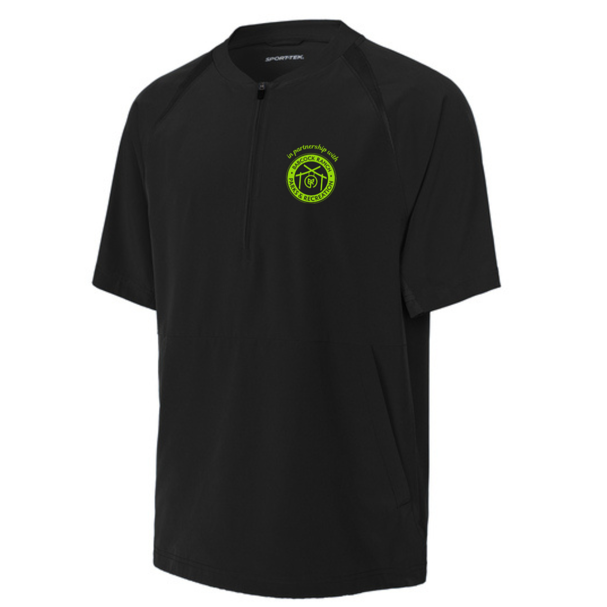 Adult Caloosa Reapers Sport-Tek 1/2 Zip Short Sleeve Jacket