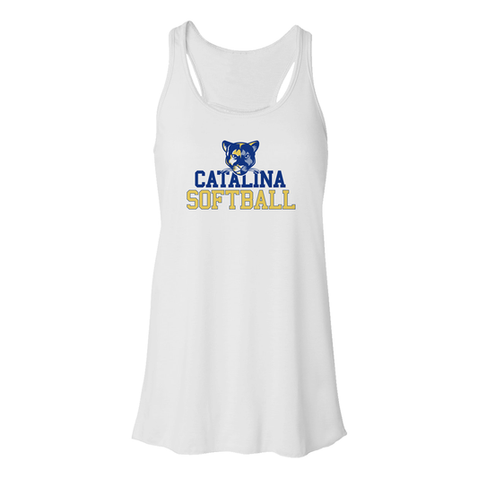 Women's Catalina Softball Flowy Racerback Tank