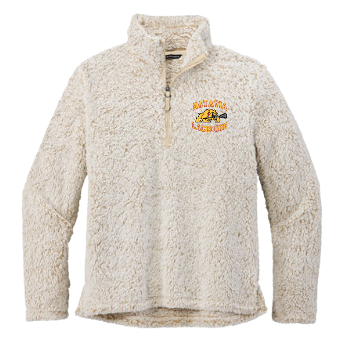 Adult Batavia Lacrosse Port Authority Sherpa 1/4 Zip Fleece