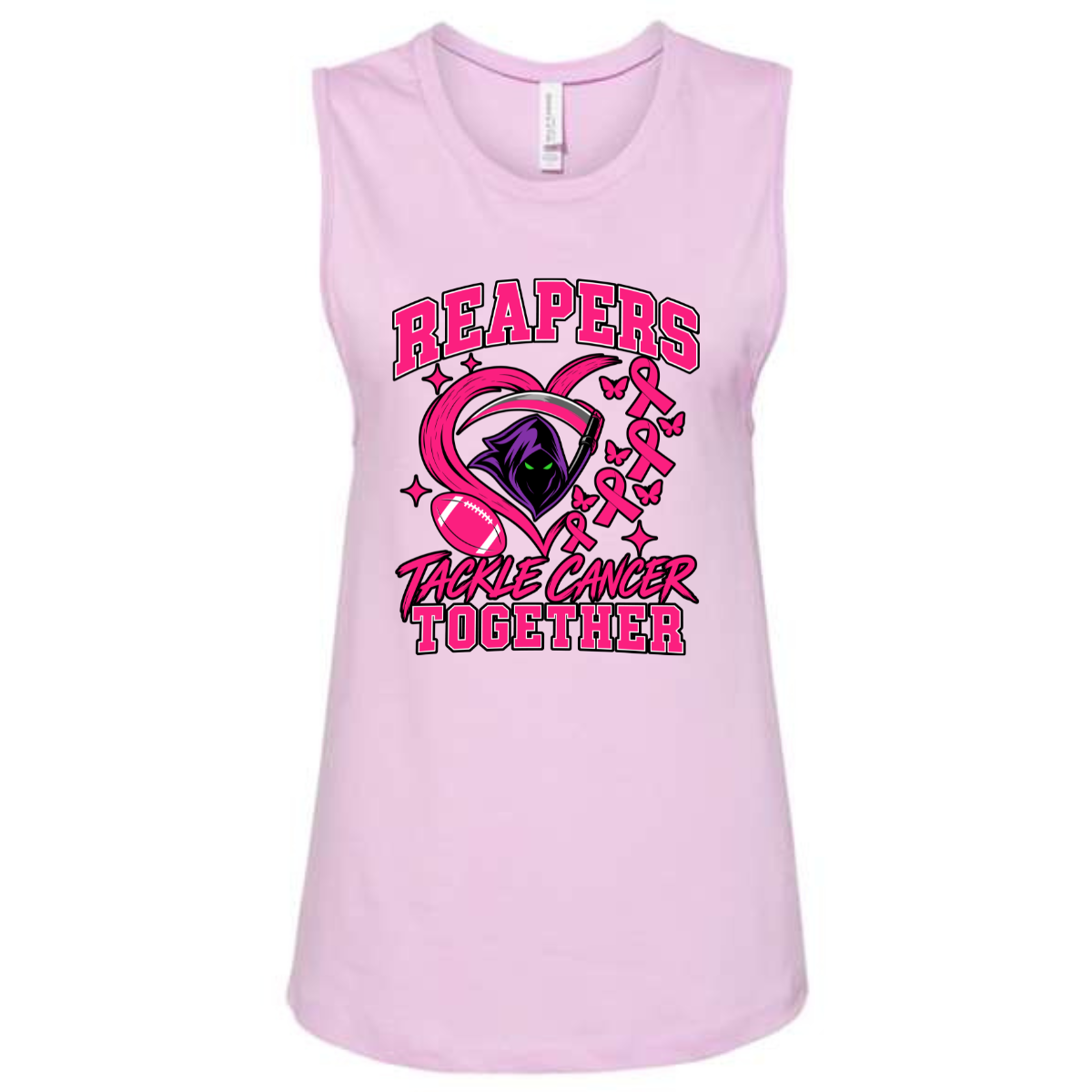 Women's Caloosa Reapers Football Bella + Canvas Jersey Muscle Tank