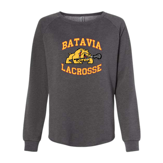 Women's Batavia Lacrosse ITC Wave Wash Crewneck Sweatshirt