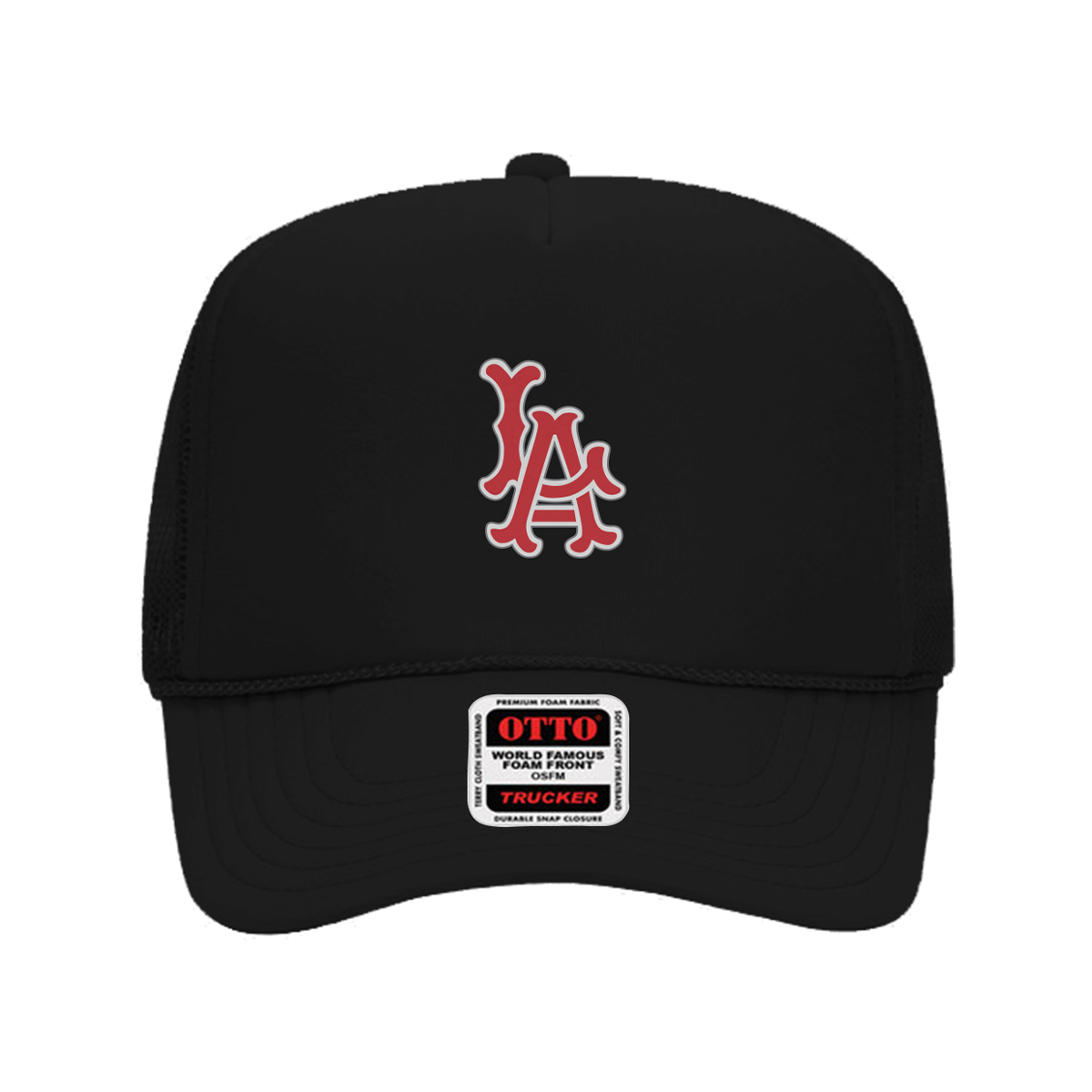 Los Alamitos Baseball Otto 5-Panel Crown Mesh Back Trucker Hat