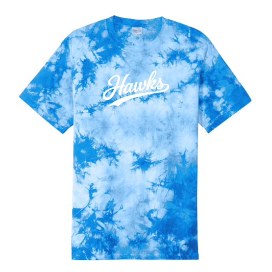 Adult Hopewell Hawks  Port & Company Crystal Tie-Dye T-Shirt